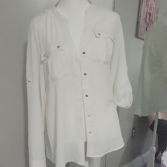 Calvin Klein Tops - Calvin Klein Classic White Shirt